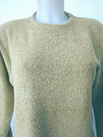 Pull en maille bouclette vert pistache Taille S/M Oversize, Vêtements | Femmes, Enlèvement ou Envoi, Comme neuf, Vert