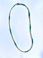 Ketting groene kralen, Handtassen en Accessoires, Kettingen, Ophalen of Verzenden, Nieuw, Groen, Overige materialen