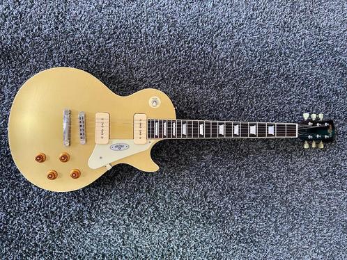 Maybach Les Paul Goldtop Amber P 90 3,5 kg !, Musique & Instruments, Instruments à corde | Guitares | Électriques, Comme neuf