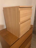 Table de nuit . Chene clair., Ophalen, Zo goed als nieuw