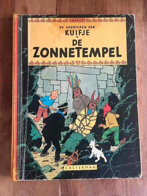 Kuifje De Zonnetempel Tintin NL B42 1973 Bon État, Boeken, Stripverhalen, Gelezen, Eén stripboek