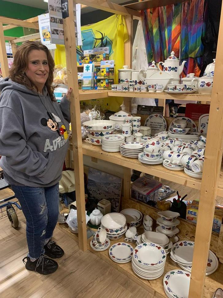 Boerenbont vintage servies op voorraad bij 123boerenbont, Huis en Inrichting, Keuken | Servies, Zo goed als nieuw, Kom(men), Boerenbont