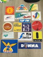 16 stickers radio, Film, Tv of Omroep, Ophalen of Verzenden, Zo goed als nieuw