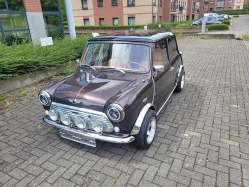 Austin Mini, Auto's, Oldtimers, Particulier, Mini, Benzine, Berline, 2 deurs, Handgeschakeld, Bruin, Bruin, Leder, Ophalen