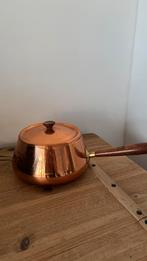 Koperen fonduepotje, Huis en Inrichting, Ophalen, Gebruikt