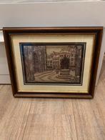 Schilderij Antwerpen Anton Pieck, Antiek en Kunst, Ophalen
