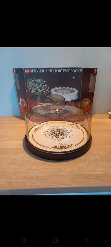 Emsa taartenstolp 33cm. Retro. beschikbaar voor biedingen