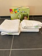 HeBaby Wash Cotton Bamboo  2 stuks, Kinderen en Baby's, Ophalen, Jongetje of Meisje, Wit, Deken of Dekbed