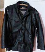 Prima staat : Herenjas nepleder Angelo Litrico Medium, Ophalen, Maat 48/50 (M), Angelo Litrico, Zwart