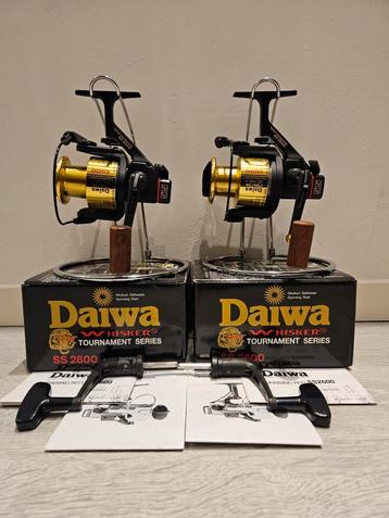 2 Daiwa Whisker Tournament SS2600 Weston beschikbaar voor biedingen