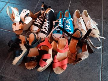 Lot schoenen nieuw of zo goed als nieuw beschikbaar voor biedingen