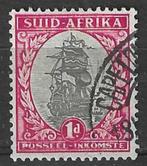 Zuid-Afrika 1930/1936 - Yvert 48 - Schip Drommedaris (ST), Postzegels en Munten, Postzegels | Afrika, Verzenden, Zuid-Afrika, Gestempeld