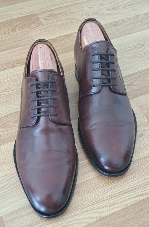 Chaussures en cuir marron patiné, Vêtements | Hommes, Chaussures, Porté, Chaussures à lacets, Brun, Enlèvement ou Envoi