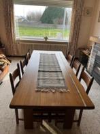tafel, Huis en Inrichting, Tafels | Eettafels, Ophalen, Rustiek, Eikenhout, 200 cm of meer