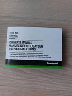 Kawasaki Ninja 400 instructieboekje, Motoren, Handleidingen en Instructieboekjes, Ophalen of Verzenden, Kawasaki
