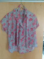 Zijdezachte blouse - handgemaakt (+/- maat 46), Ophalen of Verzenden, Gedragen, Maat 46/48 (XL) of groter