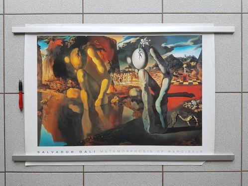 Reproductie Salvador Dali - "Metamorphosis of Narcissus", Verzamelen, Posters, Gebruikt, Overige onderwerpen, Deurposter of groter