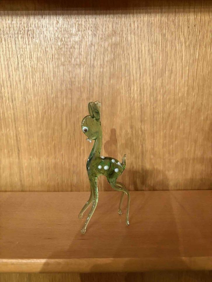 Twee glazen figuren uit Murano-glas, Antiek en Kunst, Antiek | Glaswerk en Kristal, Ophalen