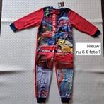 Onesie jumpsuite pyjama fleece Disney Cars Maat 122 / 6 -7 j, Kinderen en Baby's, Kinderkleding | Maat 122, Ophalen, Nieuw, Disney