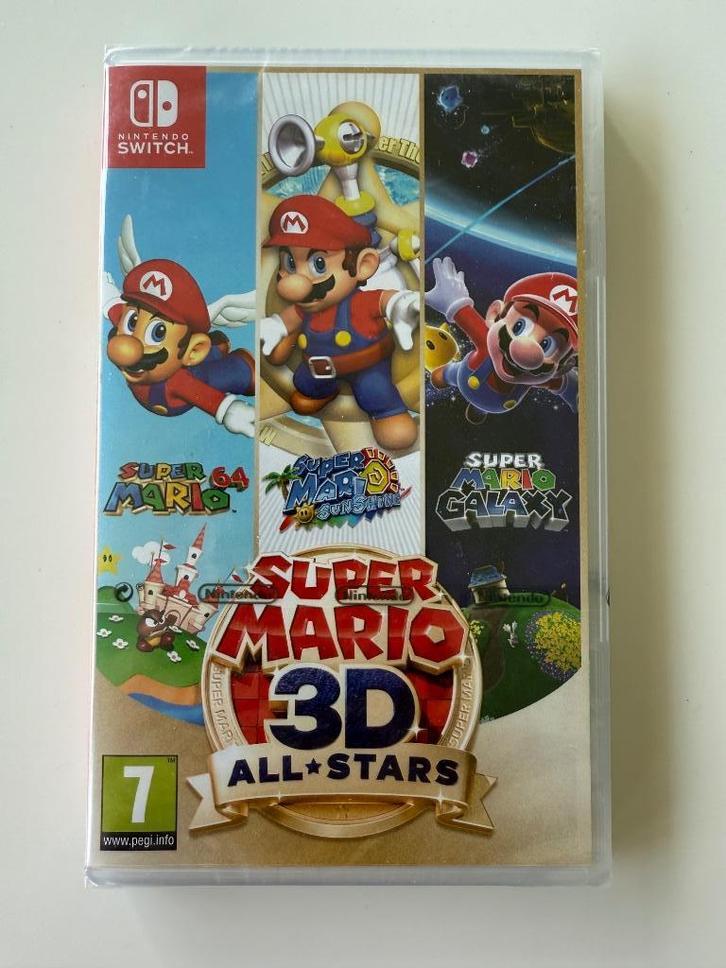 Super Mario 3D All Stars Sealed (ongeopend nieuw), Games en Spelcomputers, Games | Nintendo Switch, Nieuw, Platform, 3 spelers of meer