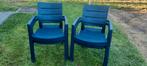 Table de jardin + 4 chaises, gris ALLIBERT, Jardin & Terrasse, Enlèvement, Utilisé