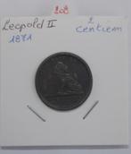 Leopold II - 2 centimes 1871 in zeer goede staat, Verzenden