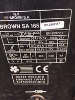 lasapparaat half automaat  merk Brown type 165 a, Doe-het-zelf en Bouw, Gereedschap | Lasapparaten, Ophalen, Gebruikt, 150 tot 250 ampère
