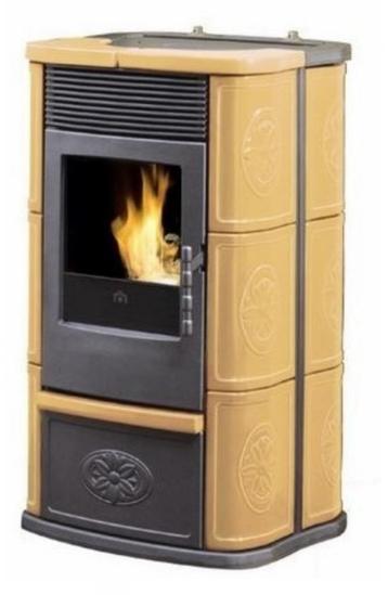 poele a pellet edilkamin model rose 8kw (reprise possible de beschikbaar voor biedingen