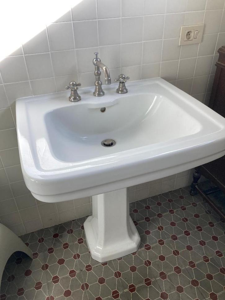 Wastafel op zuil, Maison & Meubles, Salle de bain | Meubles de Salle de bain, Comme neuf, Enlèvement