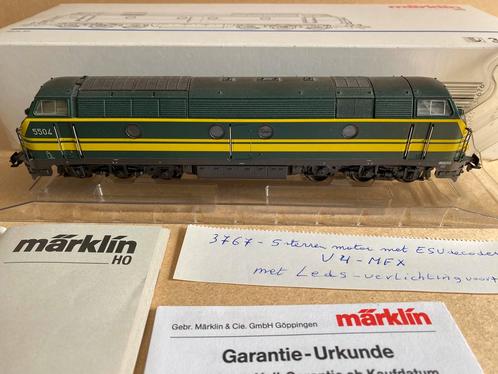 Belgische diesel trein Märklin 3467 (de 5504), Hobby en Vrije tijd, Modeltreinen | H0, Zo goed als nieuw, Locomotief, Wisselstroom