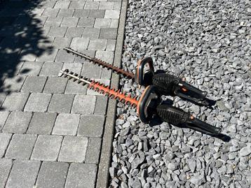 2 Bahco heggenscharen ZONDER accupack beschikbaar voor biedingen
