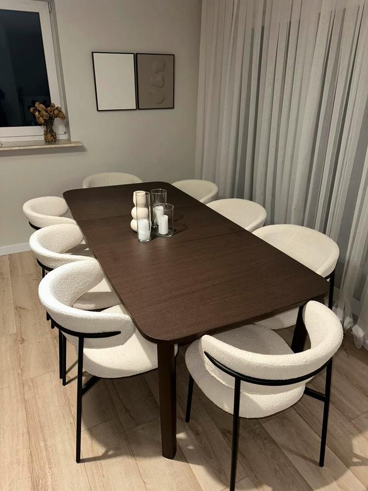 8 eettafelstoelen splinternieuw! Factuur aanwezig!, Huis en Inrichting, Tafels | Bijzettafels, Zo goed als nieuw, Ophalen