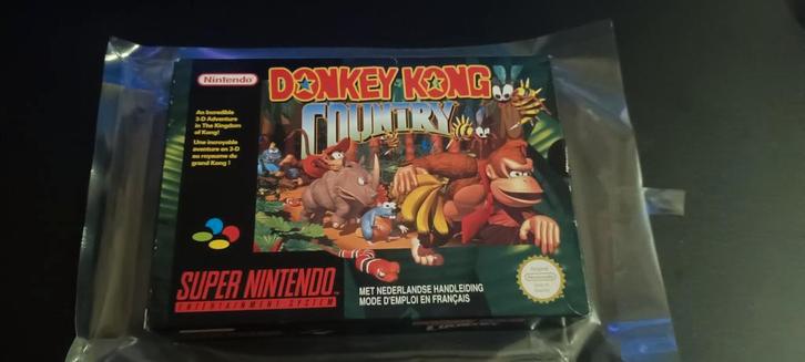 Donkey Kong Country SNES PAL compleet, Games en Spelcomputers, Games | Nintendo Super NES, Zo goed als nieuw, Ophalen of Verzenden