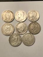 Munten zilver lotje diverse types en landen mix 8 stuks, Enlèvement ou Envoi, Autres pays, Série, Argent