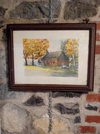 aquarelle Chapelle de St-gilles, Antiquités & Art, Enlèvement