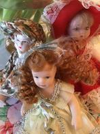 3 jolies mini-poupées en porcelaine, Antiquités & Art, Curiosités & Brocante, Enlèvement ou Envoi
