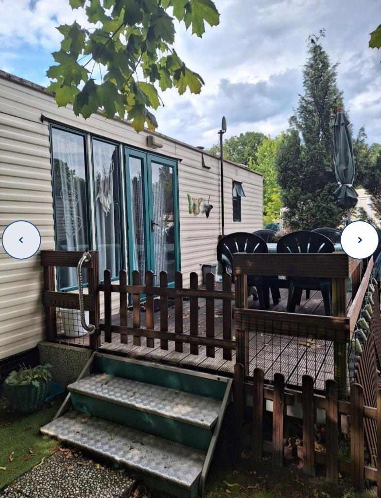 Stacaravan Jocomo park Lanaken België tijdelijke woning unit, Caravans en Kamperen, Stacaravans, tot en met 6, Ophalen