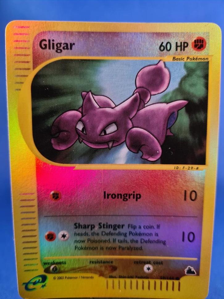 Gligar 59/144 - Skyridge (Reverse Holo), Hobby en Vrije tijd, Verzamelkaartspellen | Pokémon, Gebruikt, Verzenden