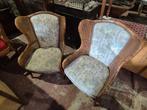 Paar bamboe-rotan fauteuils met rieten, Ophalen