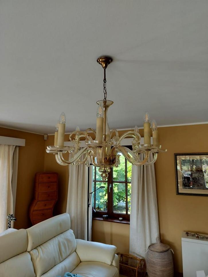 Joli lustre, Huis en Inrichting, Lampen | Kroonluchters, Gebruikt, Ophalen