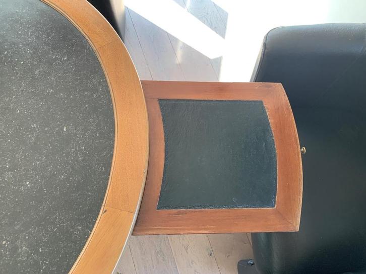 Mahoniehouten bouillotte tafel 19de eeuw, Antiek en Kunst, Antiek | Meubels | Tafels, Ophalen