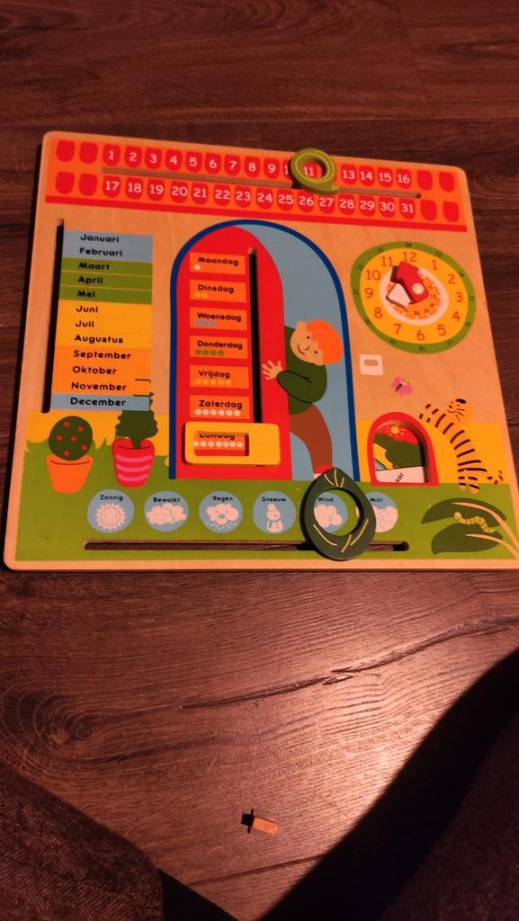 Planbord weekplanner, Kinderen en Baby's, Speelgoed | Educatief en Creatief, Gebruikt, Ophalen of Verzenden