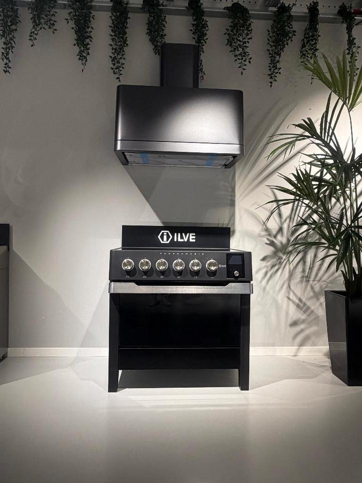 ILVE Panoramagic 91,1 inductie Mega Deal fornuis + afzuigkap, Elektronische apparatuur, Fornuizen, Nieuw, Vrijstaand, Inductie