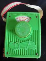 FISHER PRICE MUSIC BOX POCKET RADIO #766 "TEACH THE WORLD, Ophalen of Verzenden, Met geluid