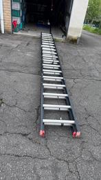 Altrex ladder 2x18 treden ZS 2090 10 m, Doe-het-zelf en Bouw, Ladders en Trappen, Ladder, Gebruikt, Opvouwbaar of Inschuifbaar