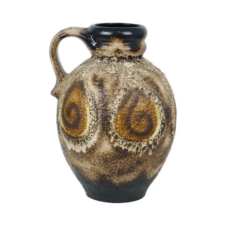 Vintage West Germany Fat Lava Druipglazuur Aardewerk 39cm, Antiek en Kunst, Antiek | Vazen, Ophalen of Verzenden