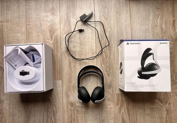 Casque PlayStation Pulse Elite Comme neuf, sous garantie, Computers en Software, Headsets, Zo goed als nieuw, Over-ear, Draadloos