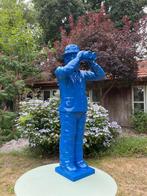 (Tuin)Beeld man verrekijker, tuin, zwembad, vijver, carport, Ophalen, Nieuw, Kunststof, Mensenbeeld