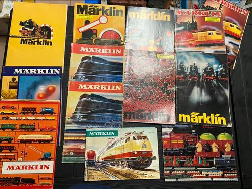 MARKLIN ANTIEKE CATALOGI '60 - '90 Vintage lot, Hobby en Vrije tijd, Modeltreinen | H0, Ophalen of Verzenden