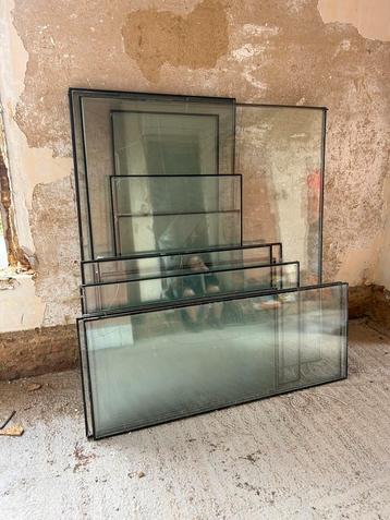 Verschillende glazen ramen. Dubbel glas, Enlèvement, Utilisé, Fenêtre de façade ou Vitre